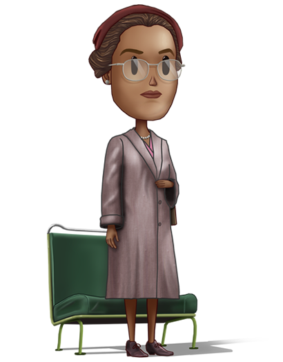 Illustration of Rosa Parks