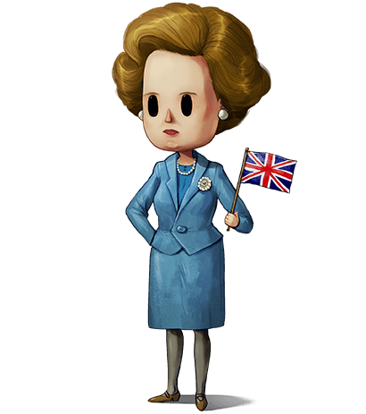 Illustration of Margaret Thatcher