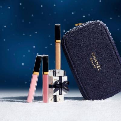 CHANEL SET TRIO ROUGE COCO GLOSS HOLIDAY 25 + POUCH | SEPHORA UK