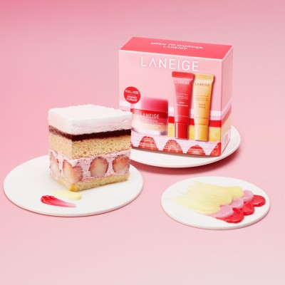 Laneige Berry Sweet Lip Trio - Lip Care Set Day and Night Limited
