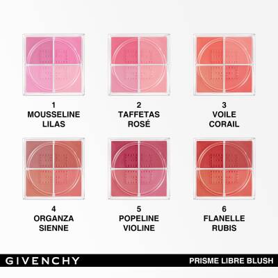 GIVENCHY Prisme Libre Blush - 4-Colour Loose Powder 6g | SEPHORA UK