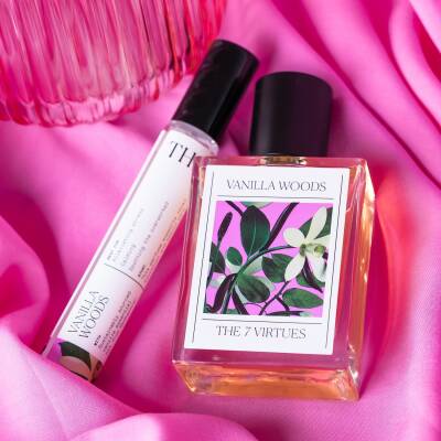 THE VIRTUES Vanilla Woods Eau de Parfum Travel Spray 10ml