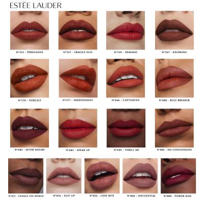 Estée Lauder Pure Color Matte Lipstick – 666 Captivated | Long-Lasting, Plumping, 10-Hour Wear, Nourishing Oils