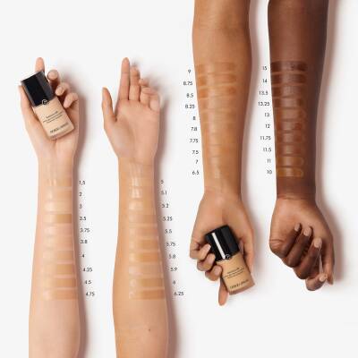 Armani Luminous Silk Foundation Shades Armani Power Fabric Giorgio