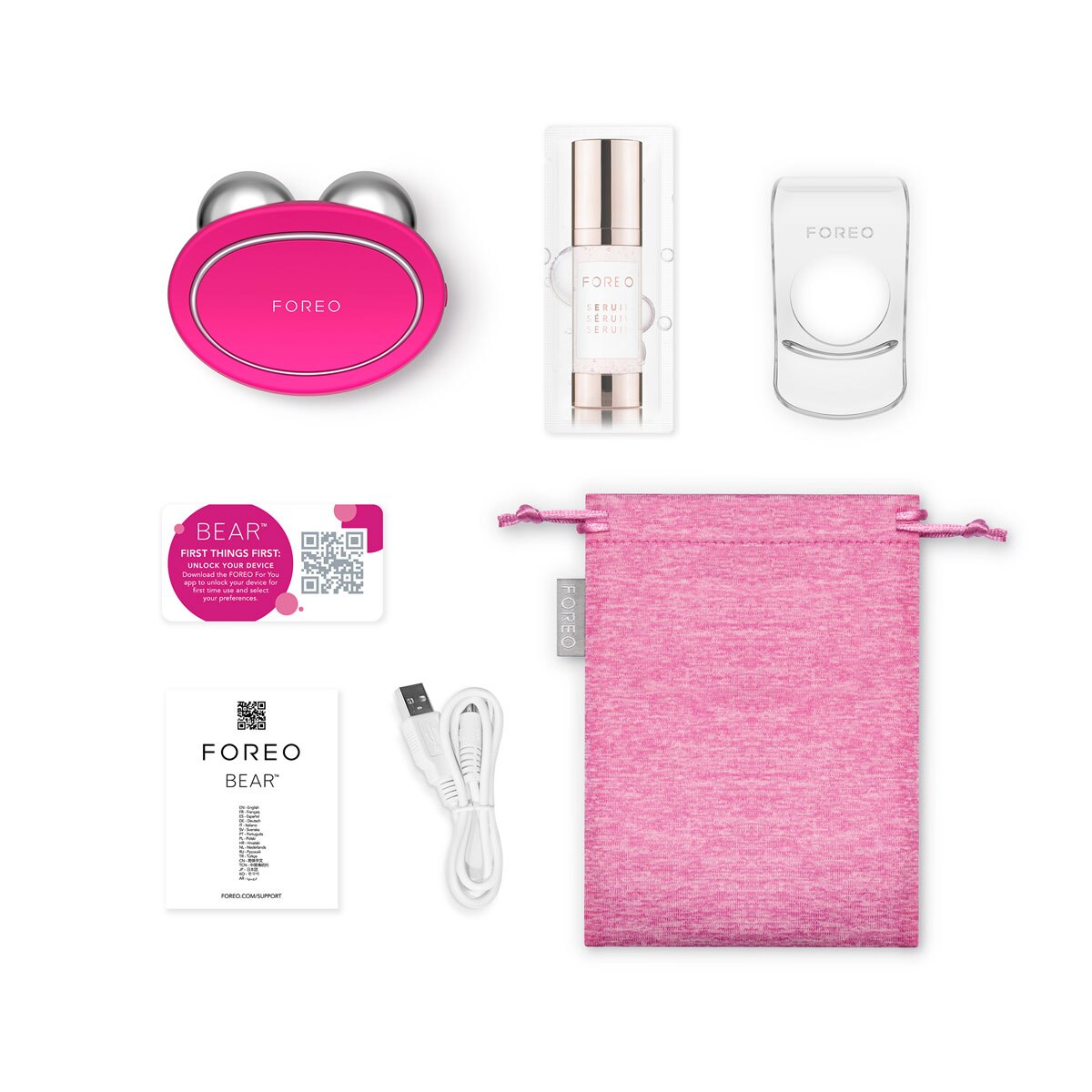 FOREO BEAR Facial Toning Device with 5 Microcurrent Intensities