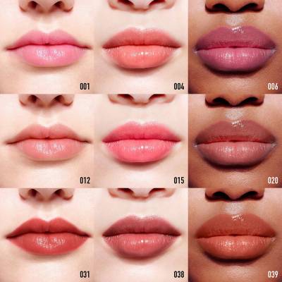 Dior glow swatches top
