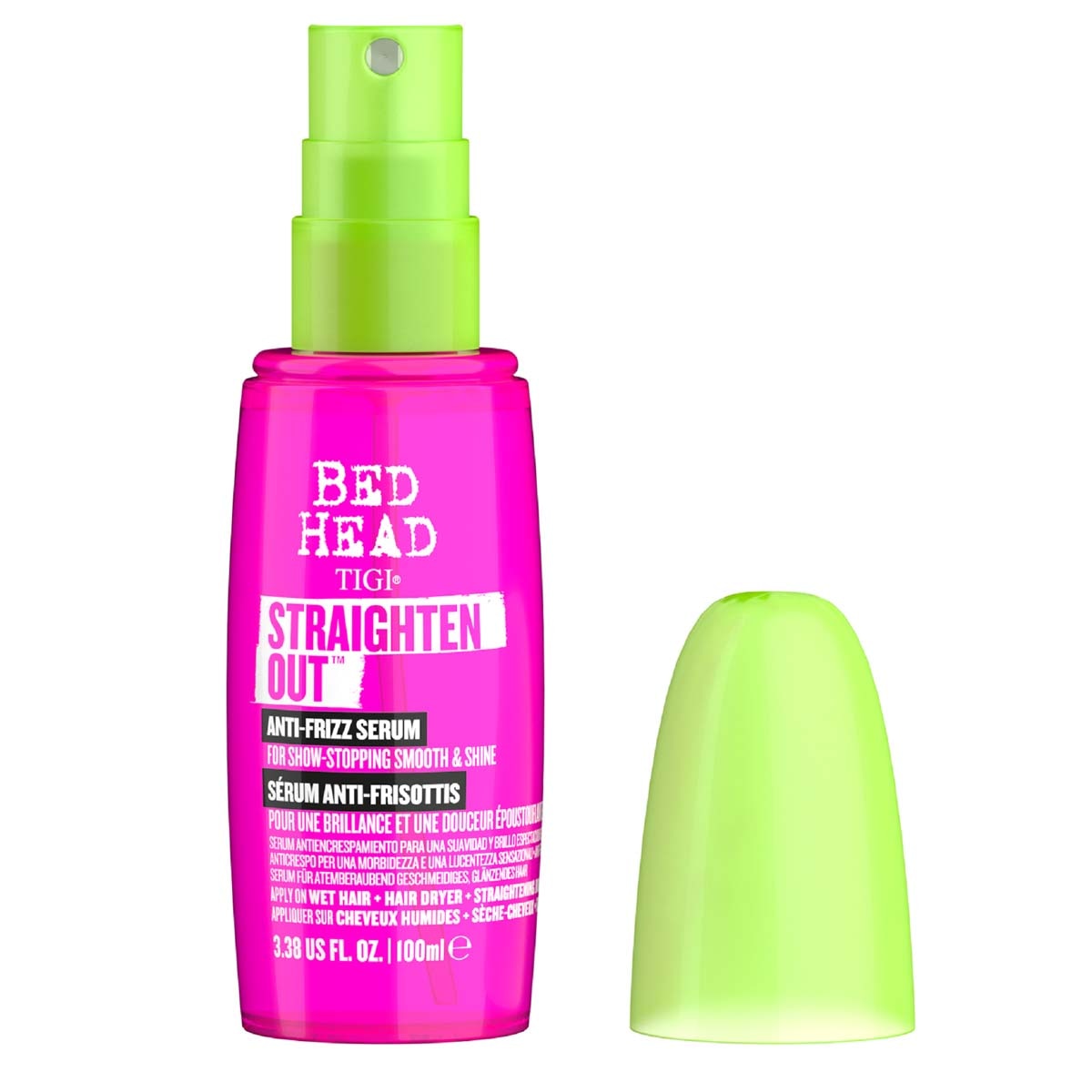 Bed Head by TIGI Straighten Out Anti Frizz Serum for Smooth Shiny Hair ...