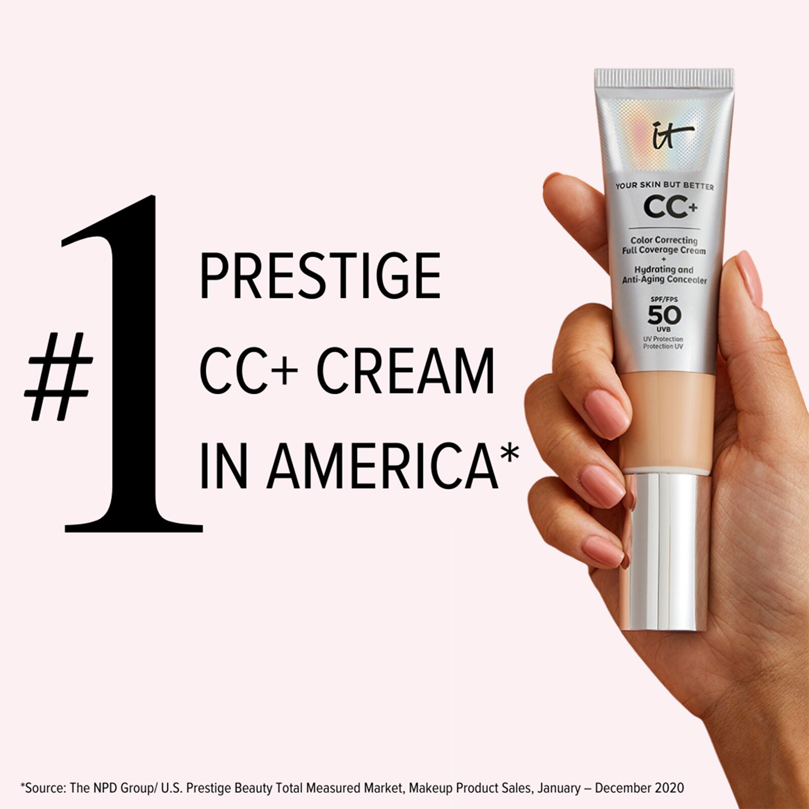 IT Cosmetics Your Skin But Better CC+ Cream with SPF50 mini 12ml SEPHORA UK