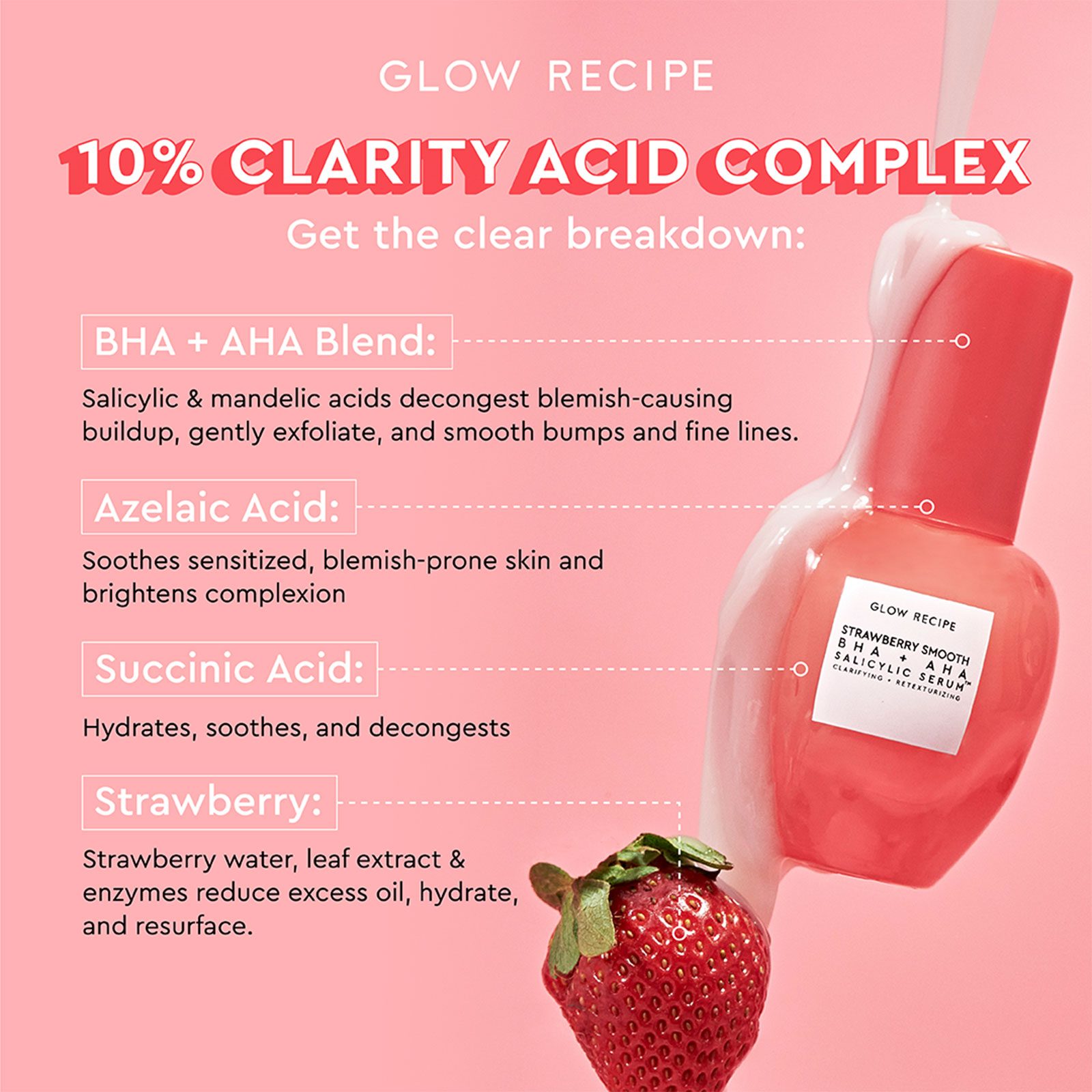 Glow Recipe Strawberry Smooth BHA AHA Salicylic Serum 30ml SEPHORA UK Glow Recipe Strawberry Smooth Bha Aha Salicylic Serum 30ml 1 1662375691