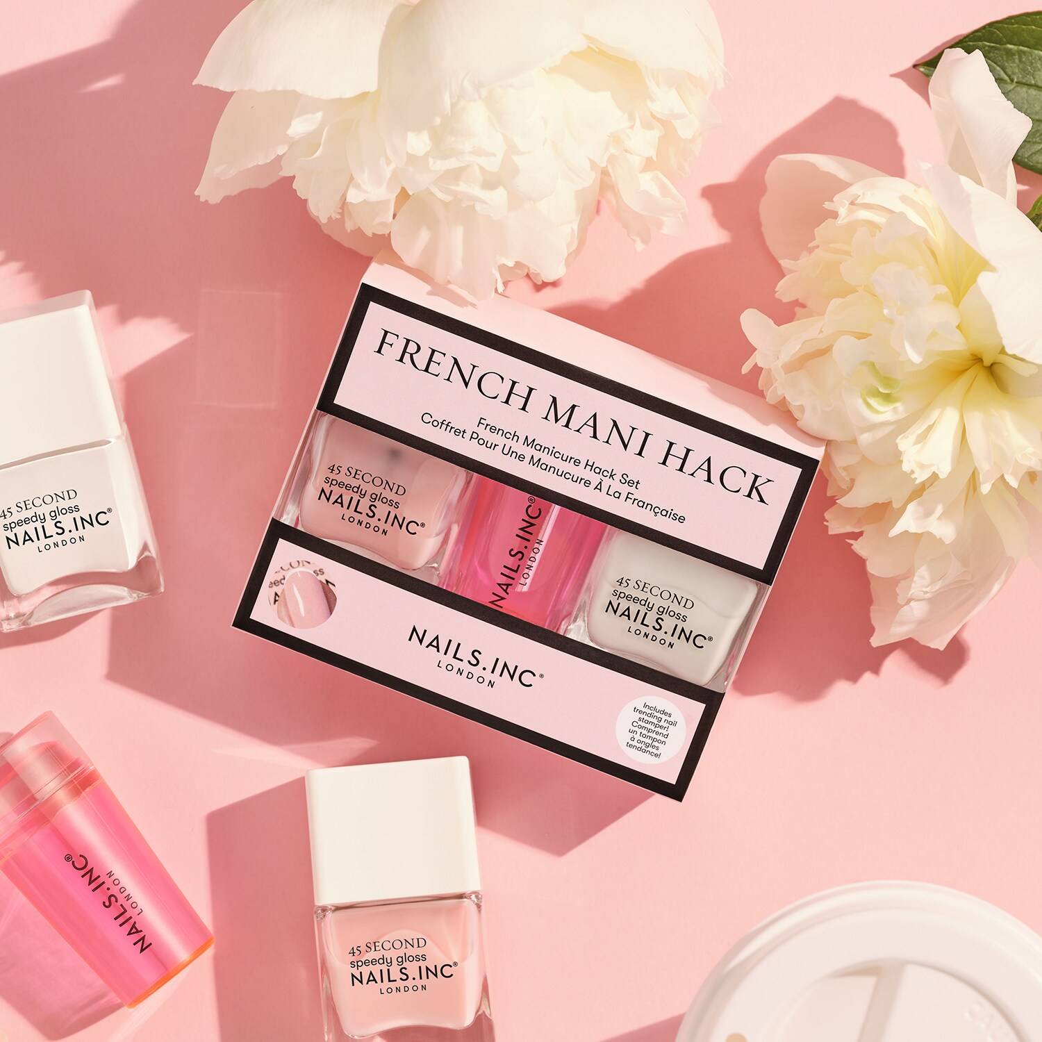 Nails.INC French Mani Hack Nail Polish Duo SEPHORA UK