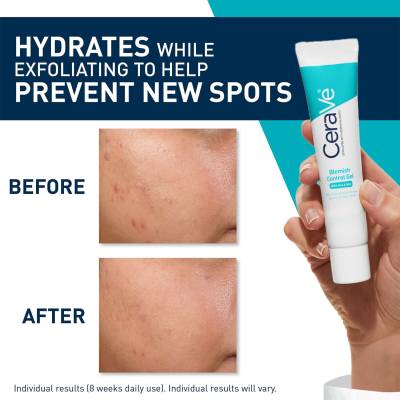 CeraVe Blemish Control Gel Moisturiser with 2 Salicylic Acid Niacinamide for Blemish Prone Skin 40ml