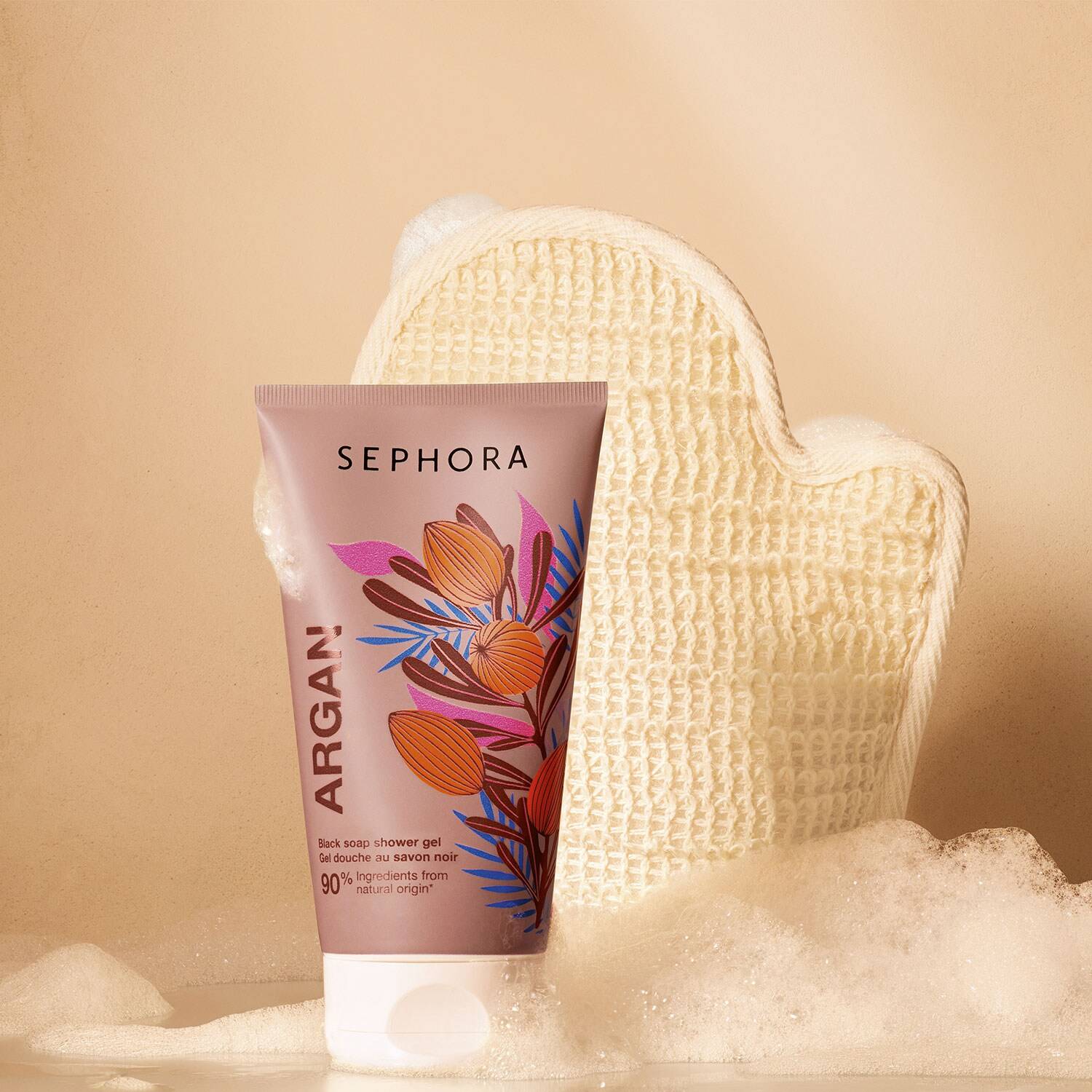 SEPHORA COLLECTION Exfoliating Shower Glove Exfoliating Body