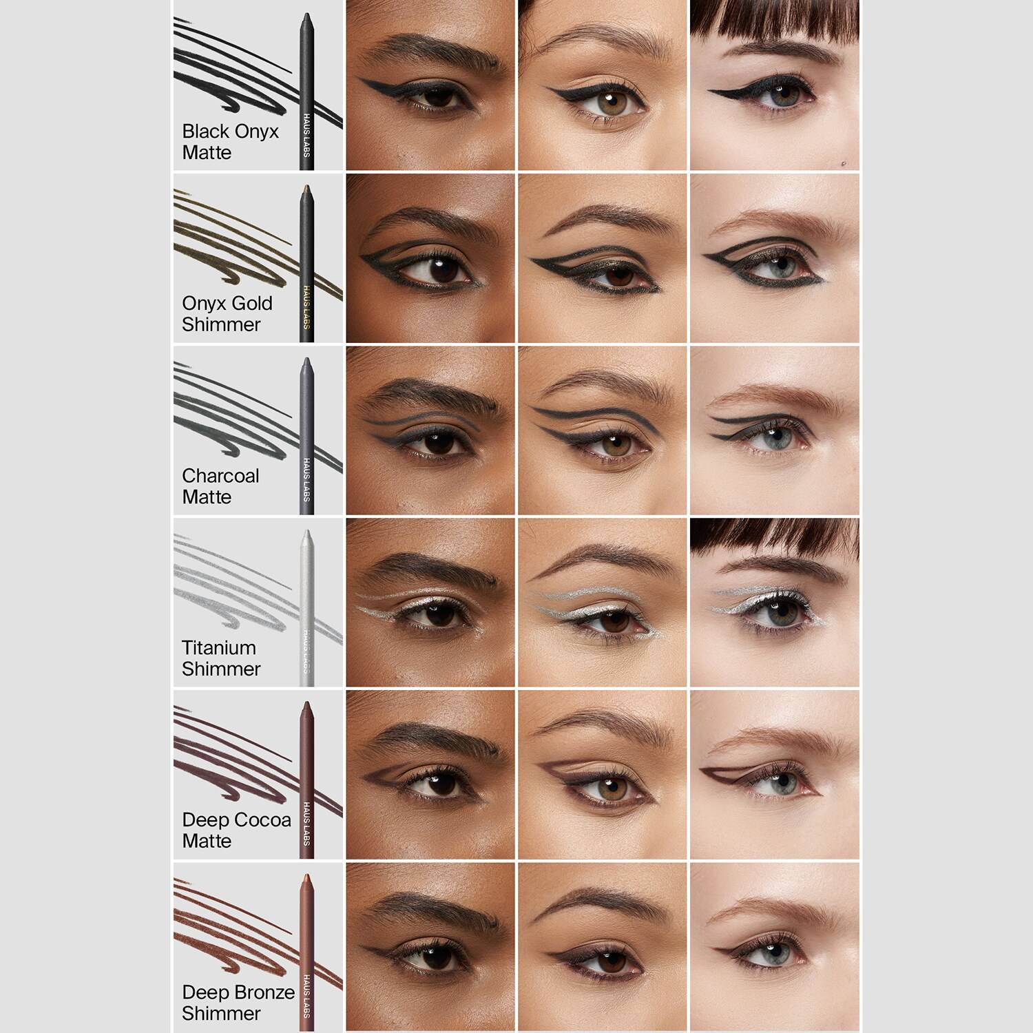 HAUS LABS Optic Intensity Eco Gel Eyeliner Pencil 1.3g SEPHORA UK