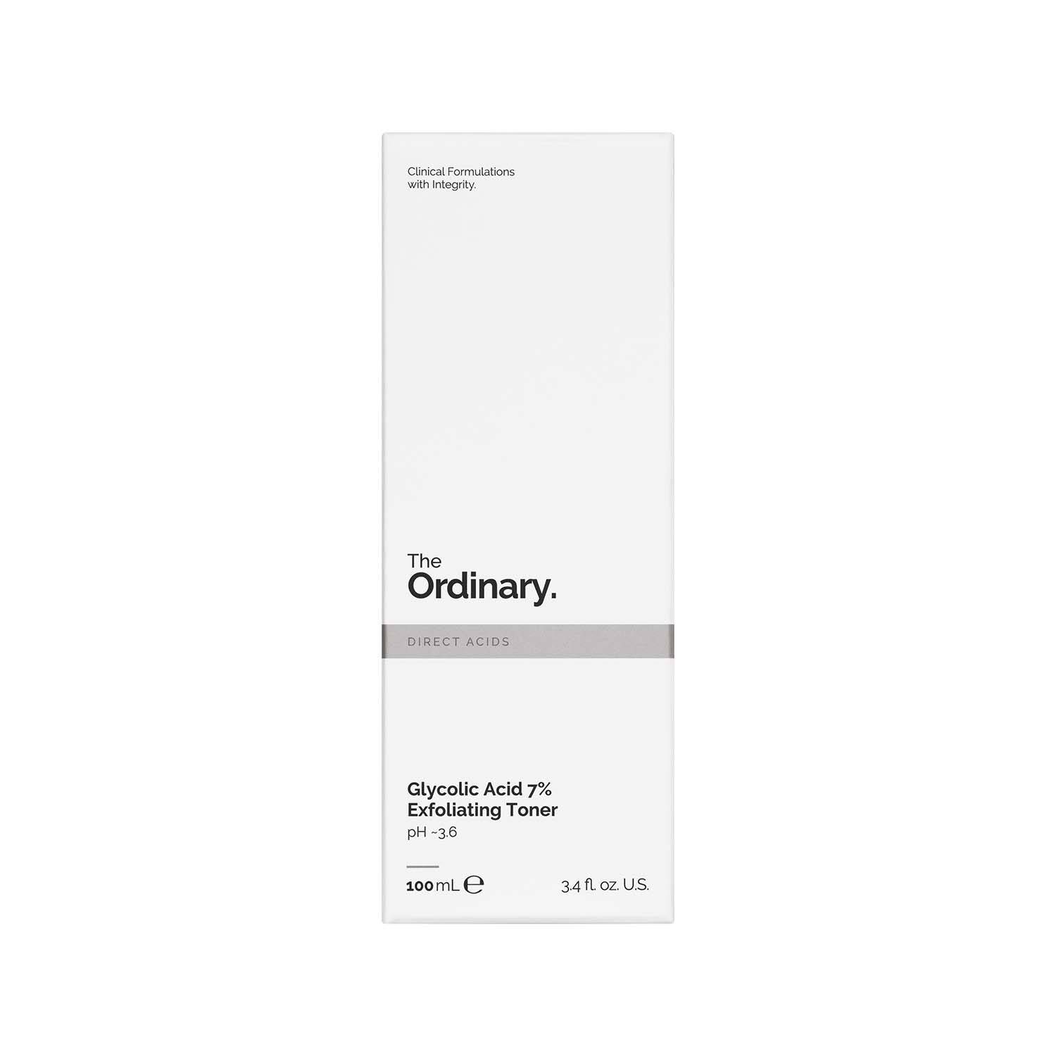 THE ORDINARY Glycolic Acid 7 Exfoliating Toner 100ml Brightener 100ml SEPHORA UK