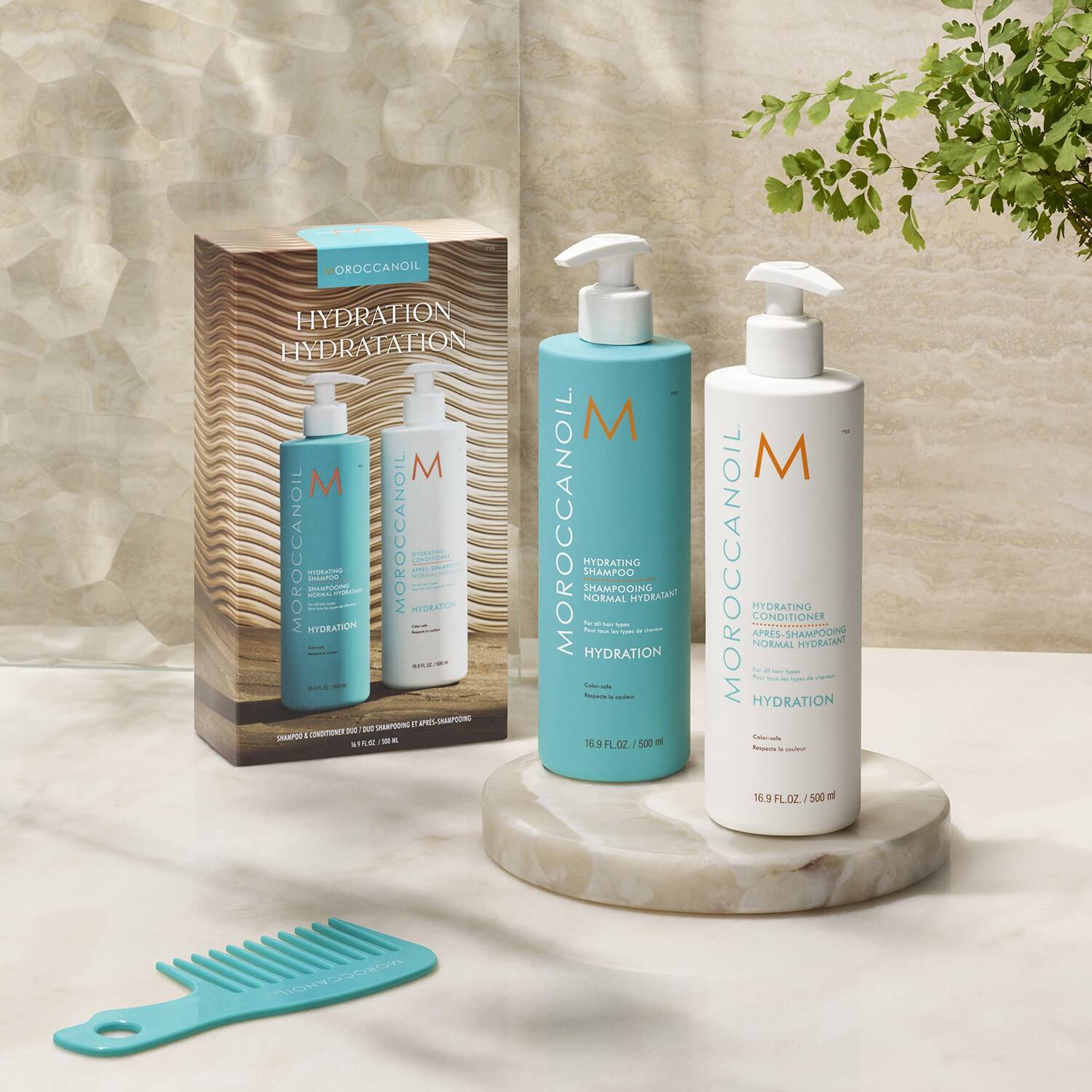 MOROCCANOIL Shampoo & Conditioner Duo - Hydrating hair routine ...