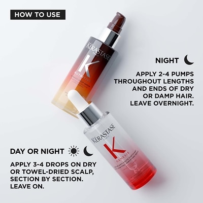 KÉRASTASE Nutritive 8H Night Serum and Genesis Serum Duo | SEPHORA UK