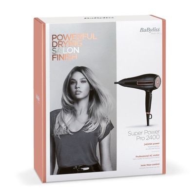 BaByliss Super Power 2400 Hair Dryer UK Plug