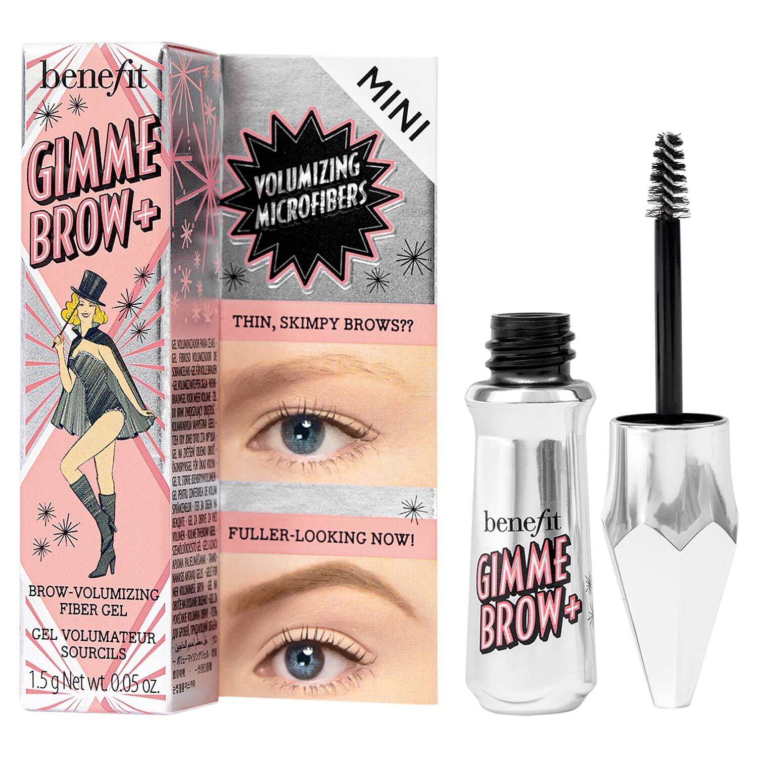 Benefit Gimme Brow + Volumising Brow Gel Mini 1.5g | SEPHORA UK